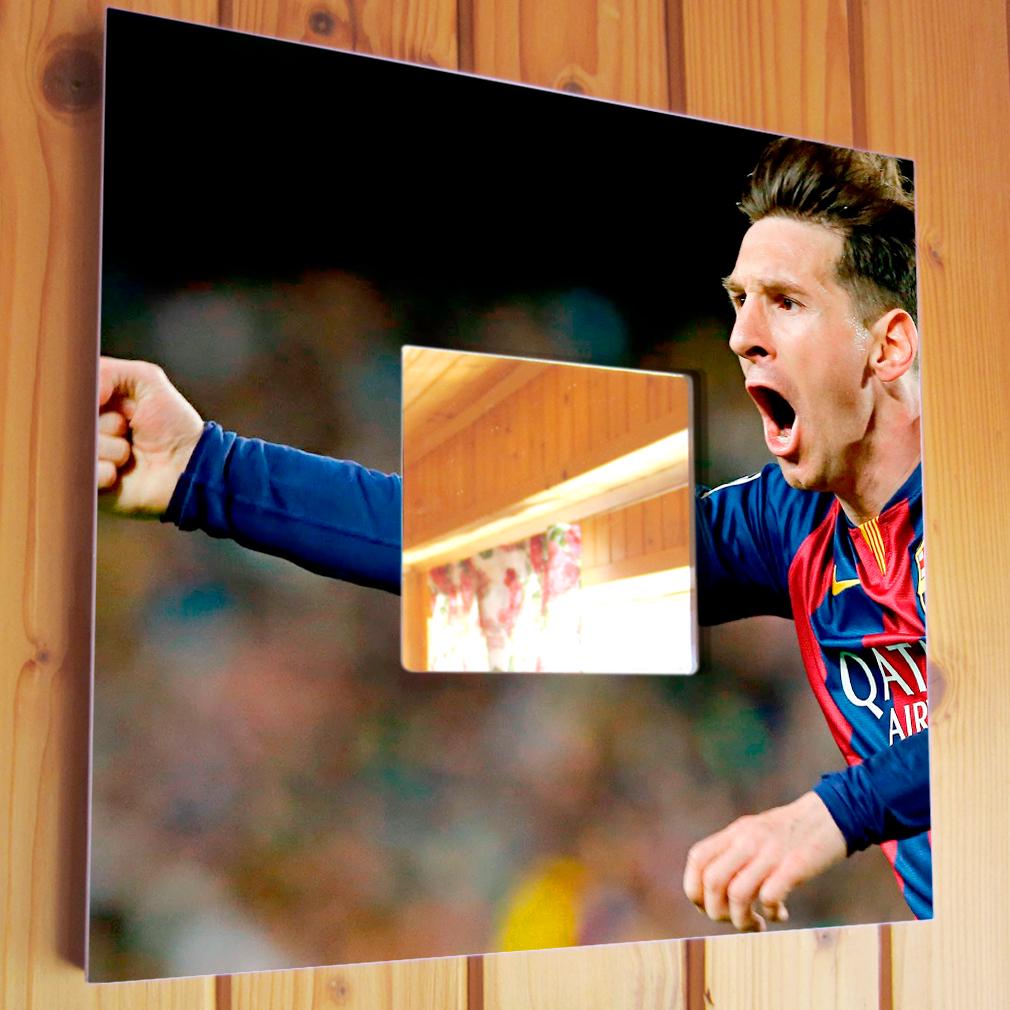 Зеркало декоративное Лионель Месси 260х260 мм (M03109)