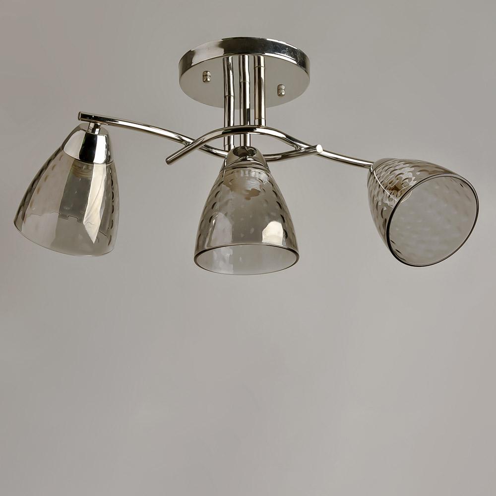 Люстра потолочная Light House SRS-19079/3А Хром/Дымчатый