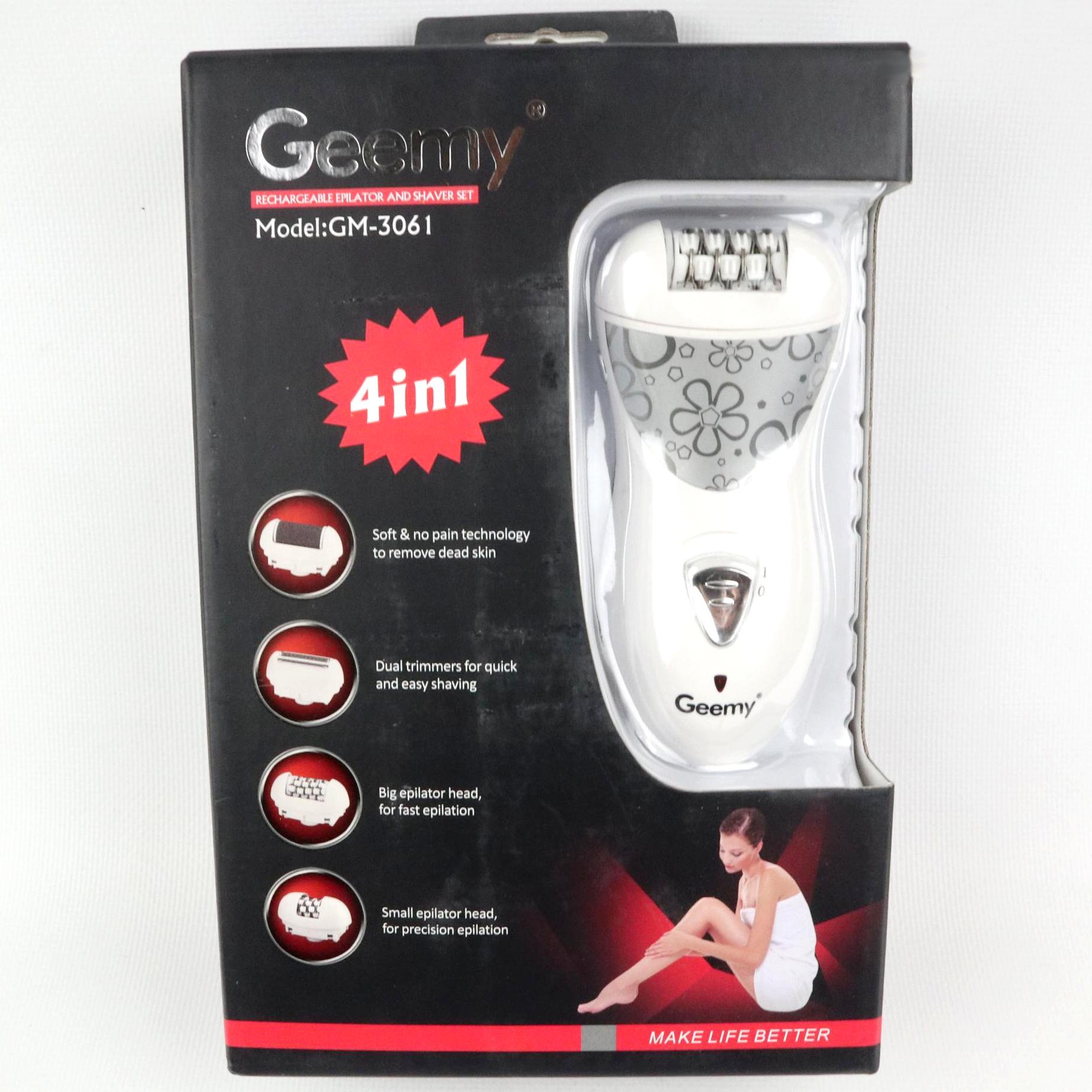 Жіночий епілятор 4в1 GM-3061 (4123456) - фото 6 Жіночий епілятор 4в1 GM-3061 (4123456) - фото 6