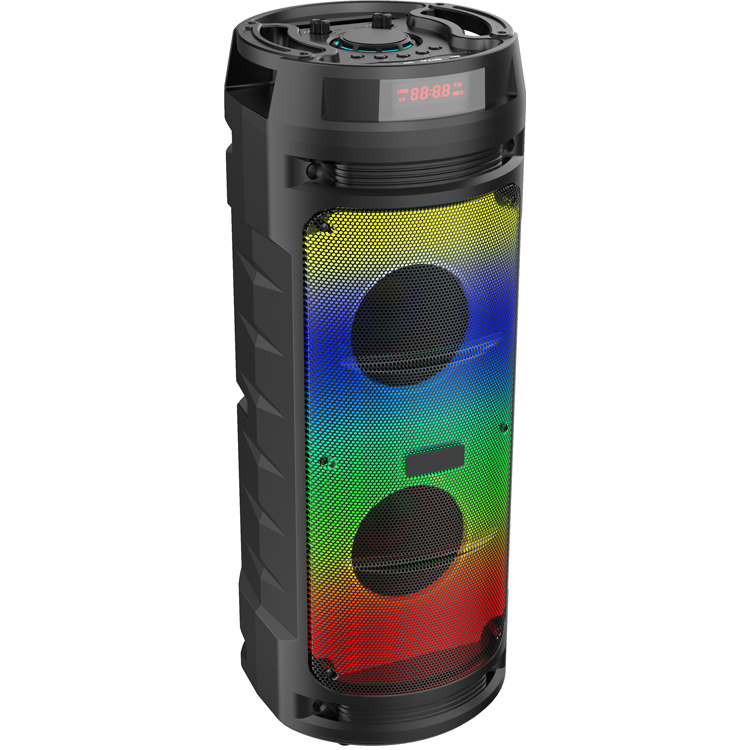 Колонка портативная ZQS6210W акустическая система с микрофоном
