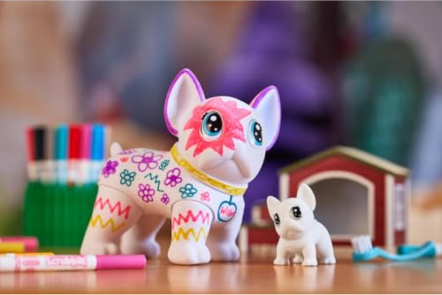 Набір для творчості Крайола Бульдог Crayola Scribble Scrubbie Jumbo Pet Wilbur (74 0222) - фото 5