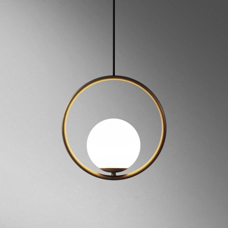 Подвес Led Arch H42 White/Gold (036030-shl)