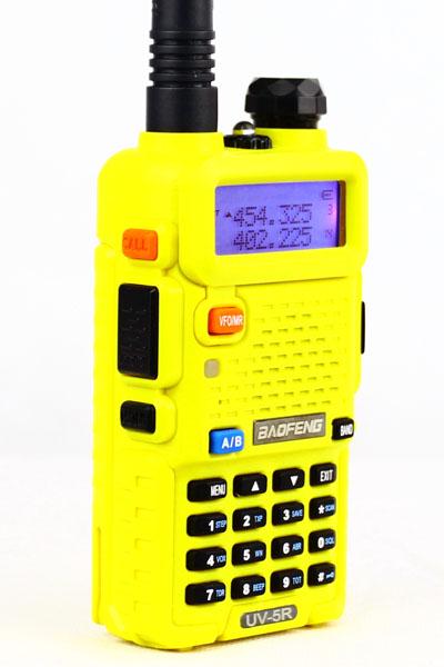 Рація Baofeng UV-5R та гарнітура з кнопкою РТТ Yellow (9131) - фото 3