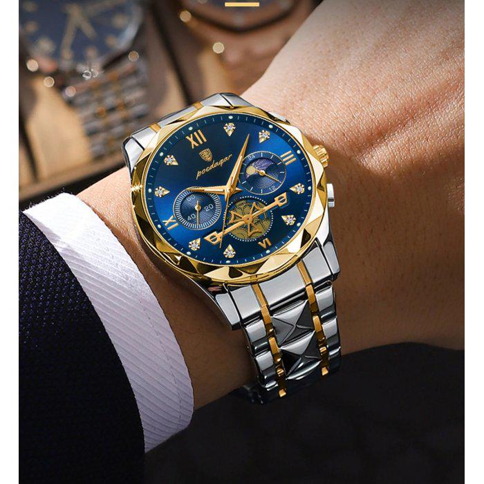 Годинник наручний чоловічий Poedagar Turbo Silver (1680) - фото 10