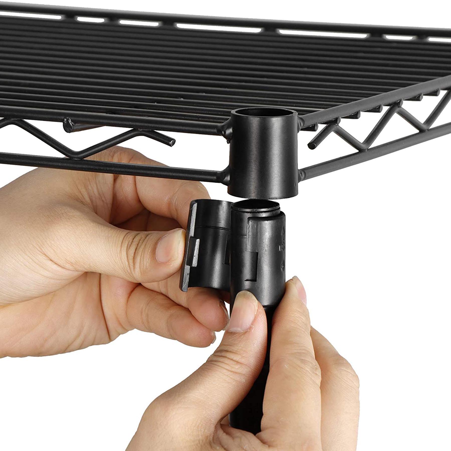 Стеллаж металлический 4 полки 90х35х137 см (3000000005) - фото 6 Стеллаж металлический 4 полки 90х35х137 см (3000000005) - фото 6