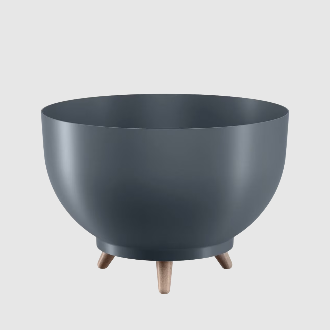 Вазон на ножках SATINA 24 см 3,9 л Антрацитовый (46733) Вазон на ножках SATINA 24 см 3,9 л Антрацитовый (46733)