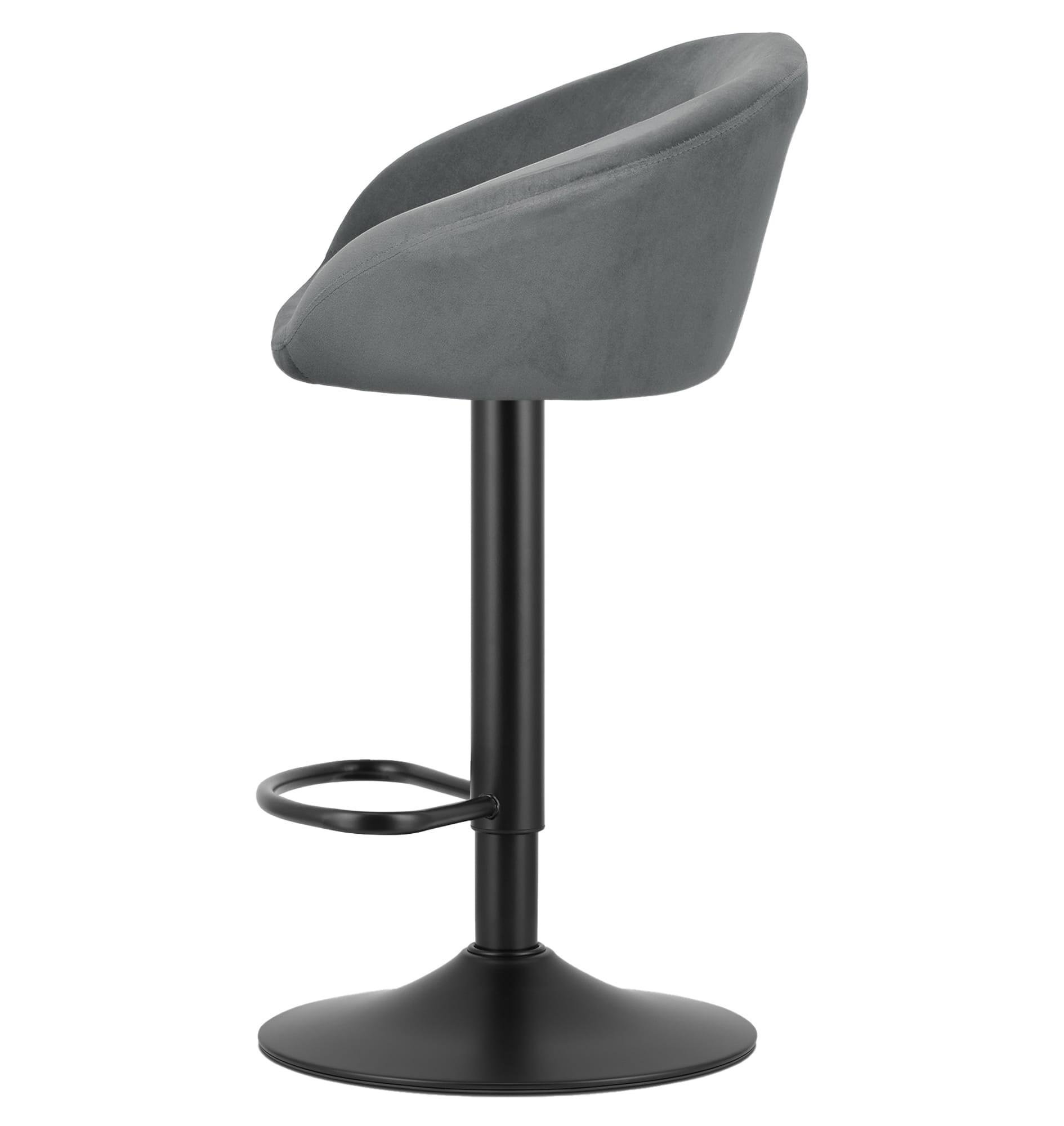 Стул барный хокер Homart Varo Серый с Черным (9898) - фото 4 Стул барный хокер Homart Varo Серый с Черным (9898) - фото 4