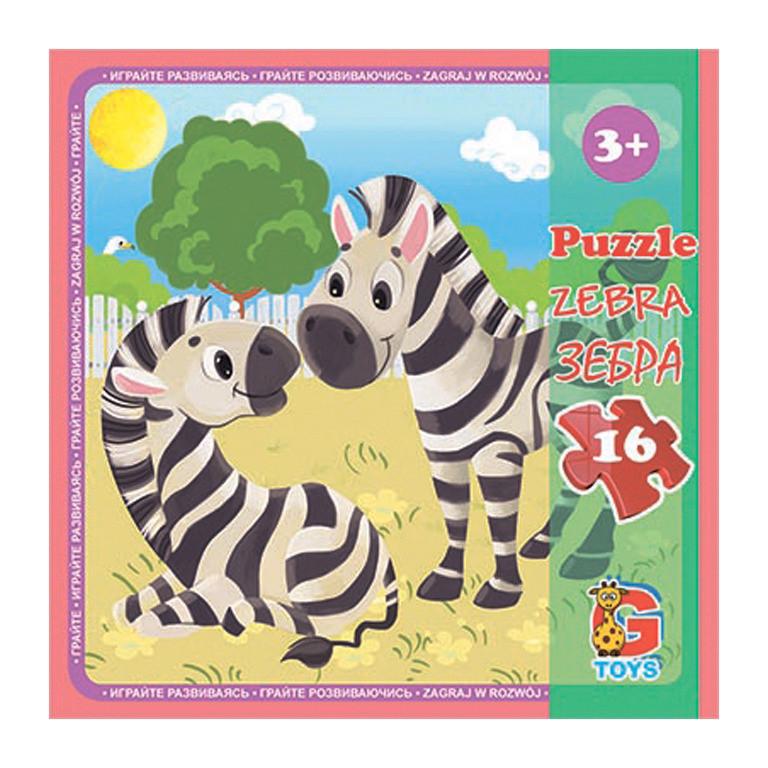 Пазли дитячі Зоопарк LZ05 16 ел. (RLT46101)