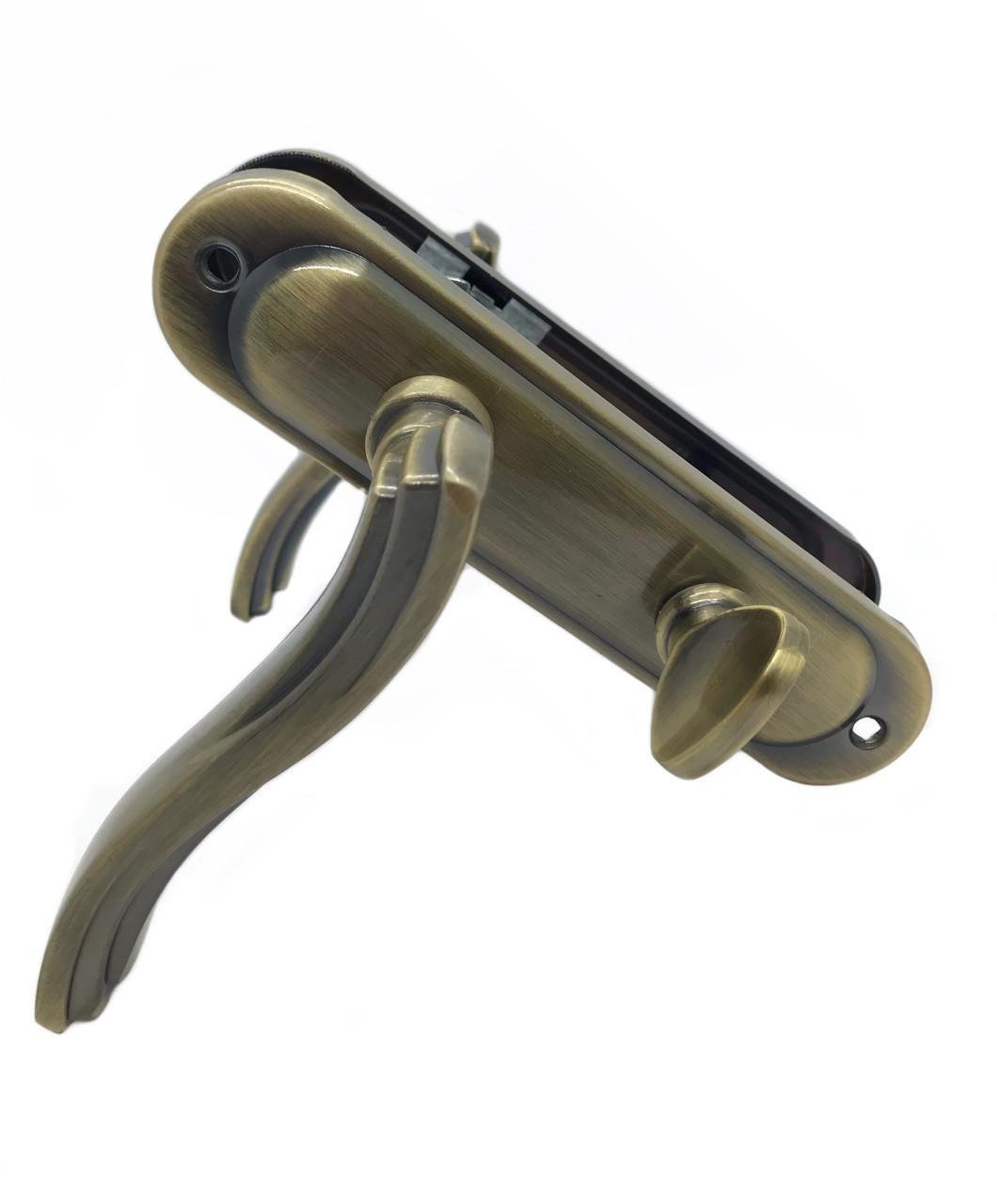 Межкомнатная ручка для дверей под защелку UNILOCK 62160 AB WC 62 мм