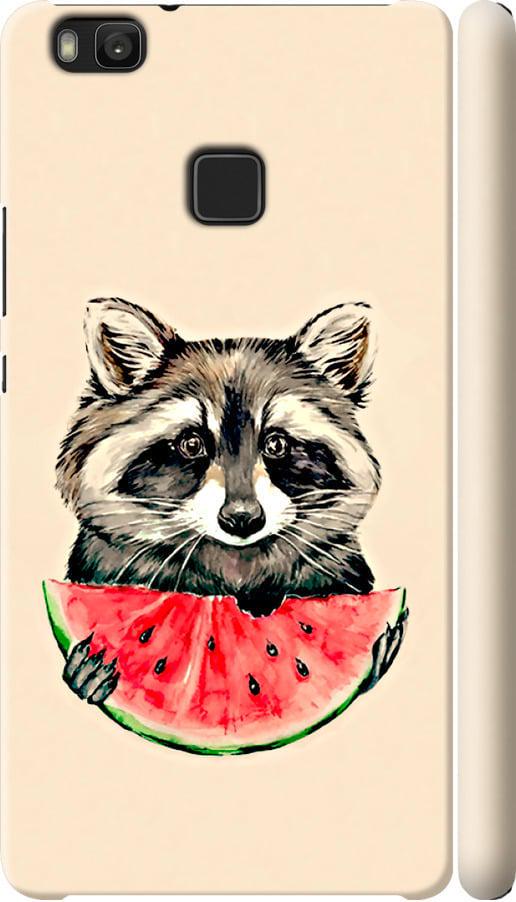 Чехол на Huawei P9 Lite Енотик с арбузом (4605c-298-42517) Чехол на Huawei P9 Lite Енотик с арбузом (4605c-298-42517)