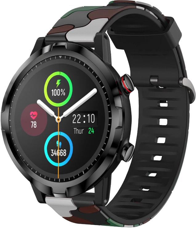 Ремінець Tactic Camouflage для Haylou Smart Watch RT LS05S Brown (32953-30)