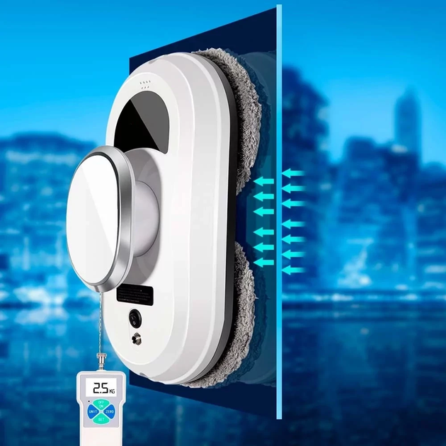 Аккумуляторный робот для мытья окон с пультом управления Белый - фото 8 Аккумуляторный робот для мытья окон с пультом управления Белый - фото 8