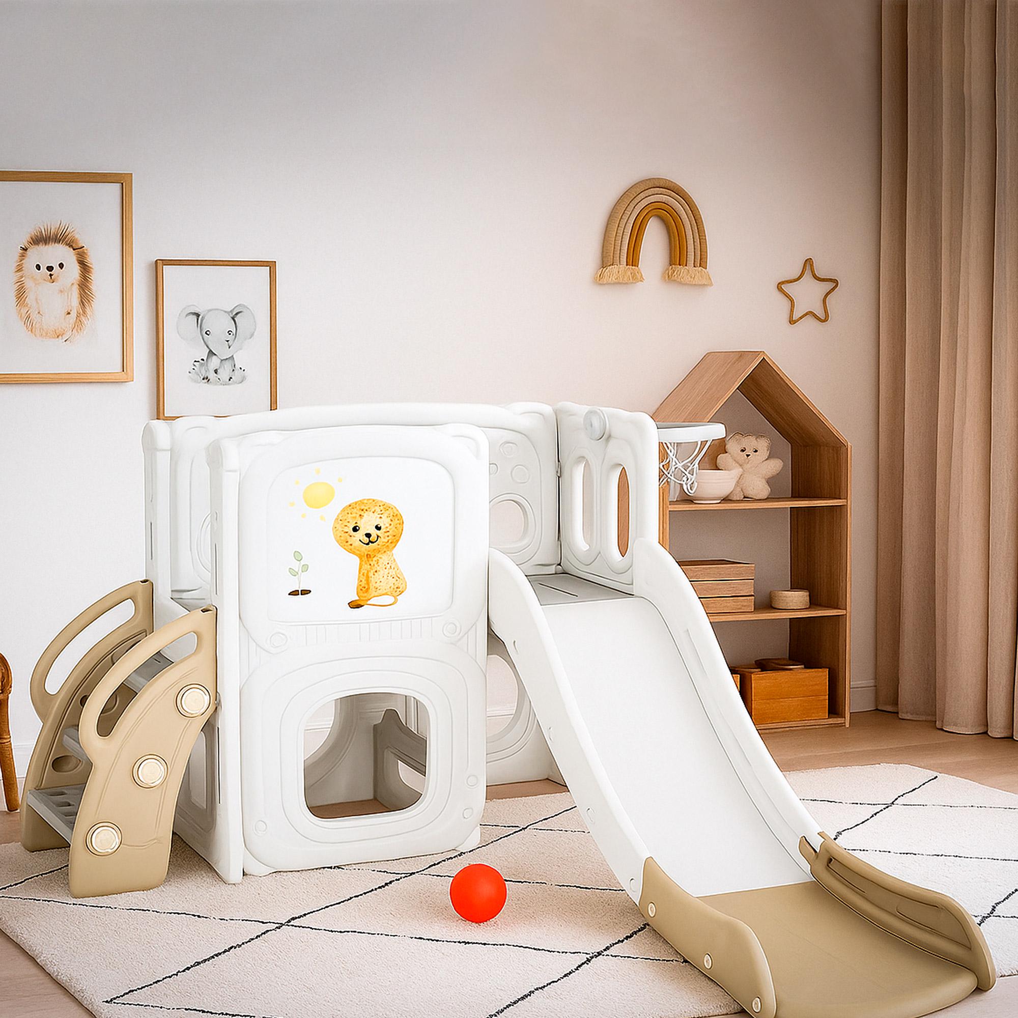 Дитячий ігровий комплекс Mealux Tower White/Brown (KD-B013 White/Brown) - фото 3