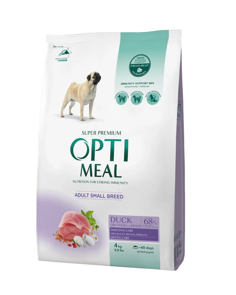 Корм сухий Optimeal Dogs Small Duck для дорослих собак 12 кг - фото 1 Корм сухий Optimeal Dogs Small Duck для дорослих собак 12 кг - фото 1