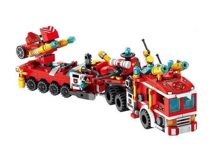 Конструктор 633009 Пожарная 12в1 транспорт 557 дет. (2451524615)