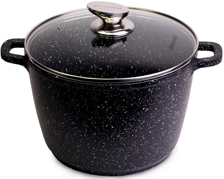 Кастрюля Kamille Landes 10 л с литыми алюминиевыми ручками (KM-4408)