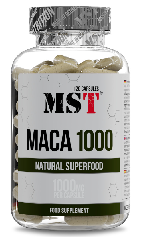 Добавка Мака перуанская MST Maca 1000 мг 120 капсул