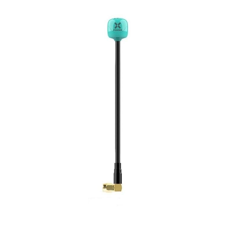 Антенна для FPV дронов Foxeer Lolipop V4+ Plus 5,8G RHCP 2,6 Dbi SMA-Male угловая 150 мм Голубой (00-00024057)