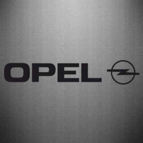 Наклейка Opel 40x7,3 см Черный (21563353)