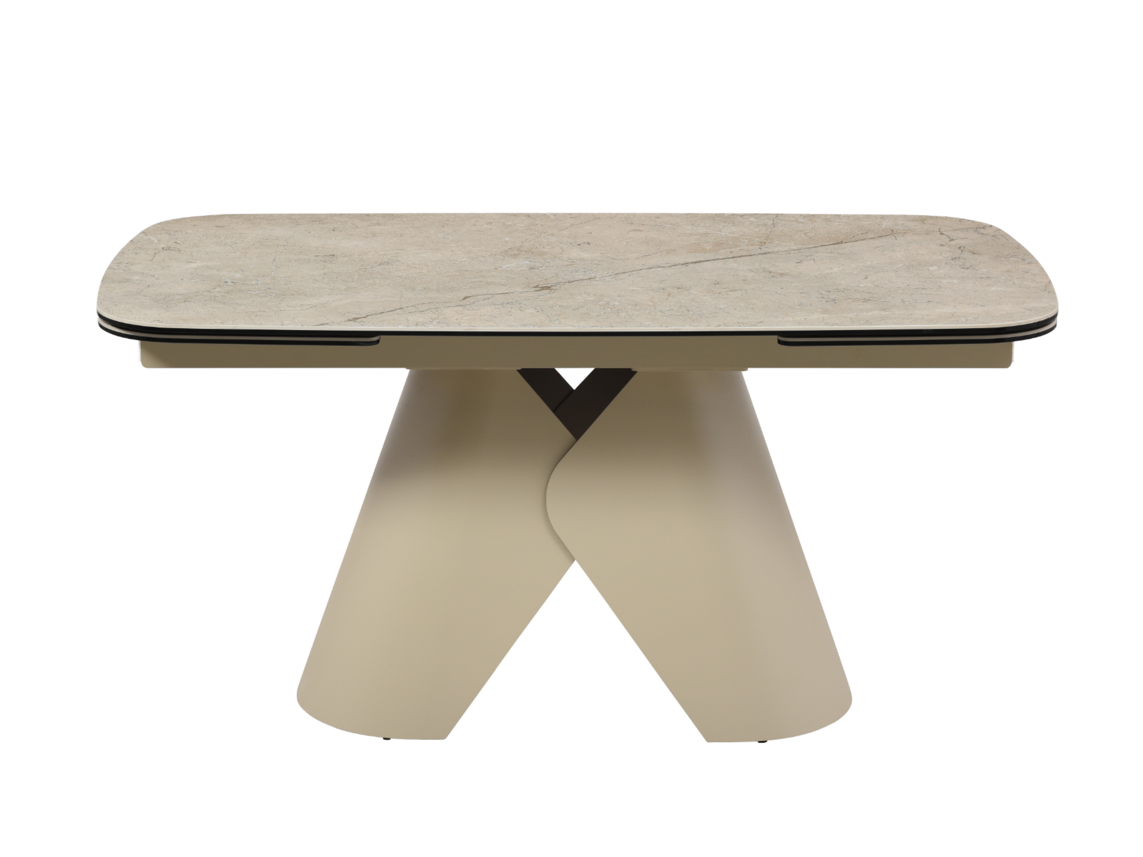 Стіл обідній розсувний Vetro Mebel Паріс 1600- 2400x900x760 мм Іджео беж/Бежевий (TМL-997) - фото 1 Стіл обідній розсувний Vetro Mebel Паріс 1600- 2400x900x760 мм Іджео беж/Бежевий (TМL-997) - фото 1