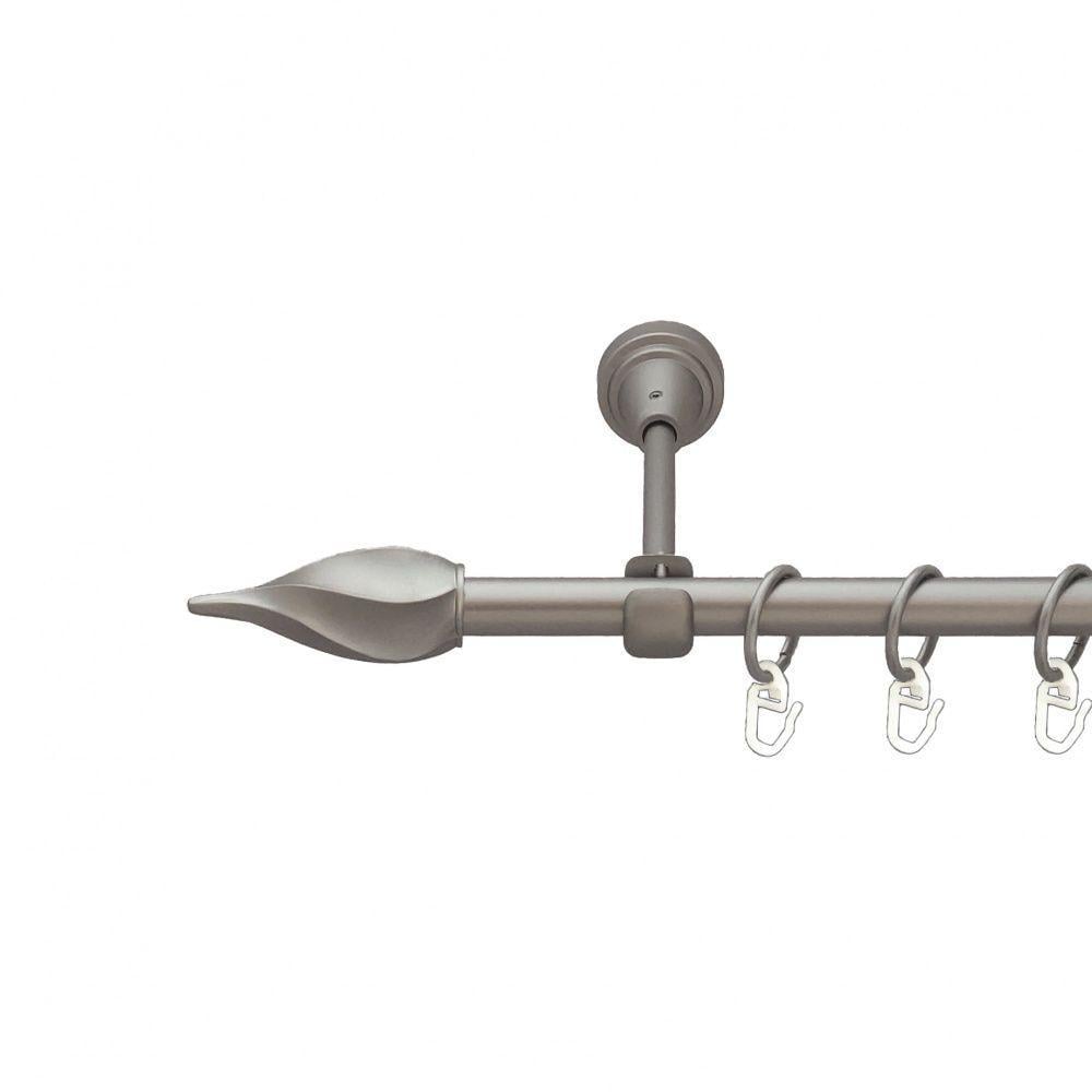 Карниз для штор Orvit Твое однорядное гладкое 16 мм 240 см Сатин (6091381)