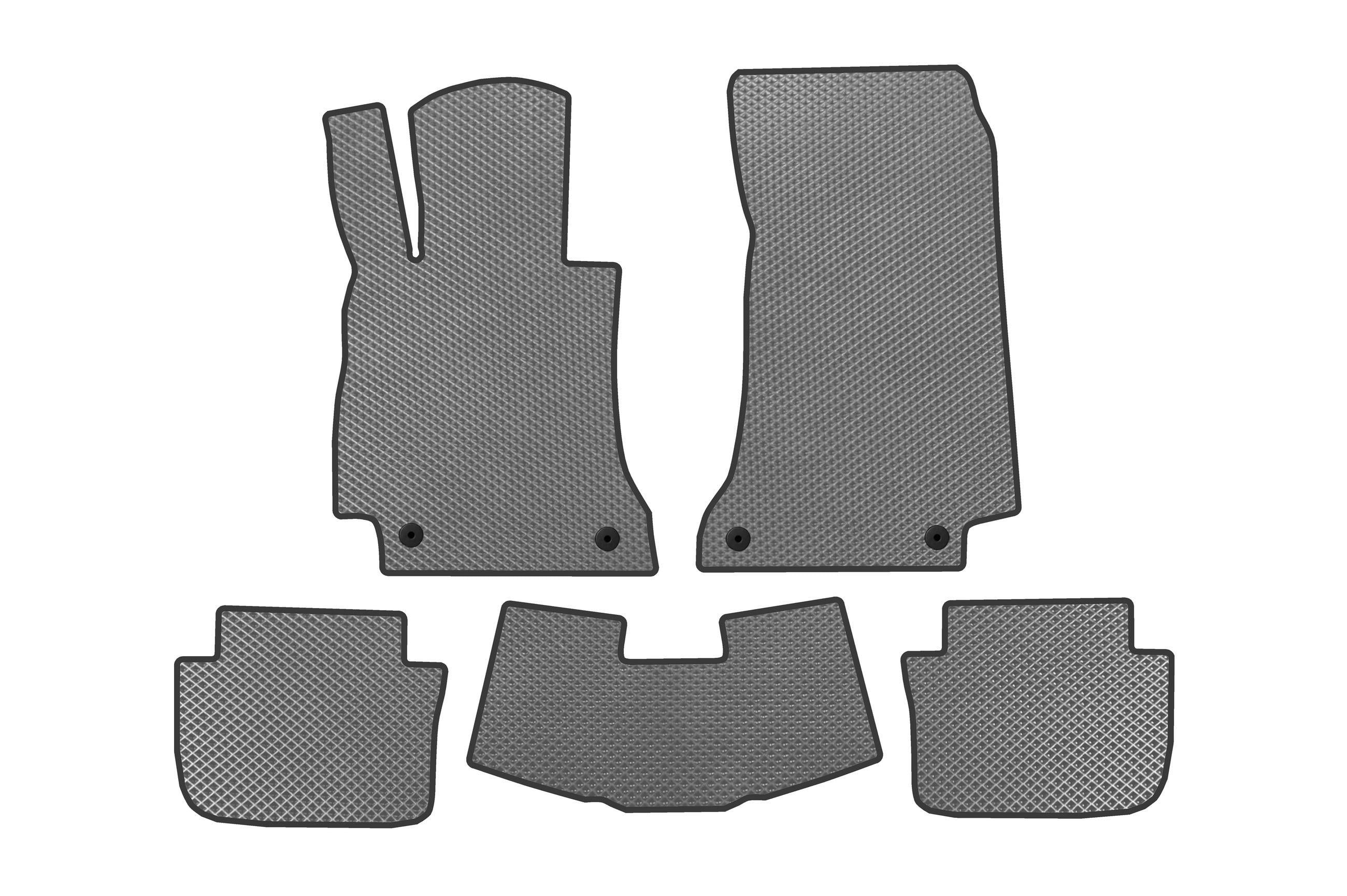 Коврики в автомобиль EVA Digital Designs Cabrio для Mercedes E-сlass W214 2023- гг. этилвинилацетат Серый (183968)