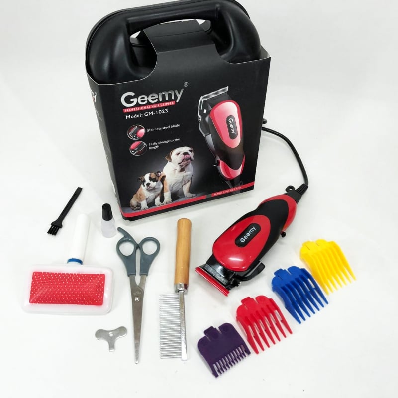 Машинка для стрижки тварин Geemy GM-1023 набір (tf7462) - фото 15 Машинка для стрижки тварин Geemy GM-1023 набір (tf7462) - фото 15