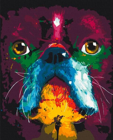 Картина по номерам ART CRAFT ФРАНЦУЗСКИЙ БУЛЬДОГ 40х50 см