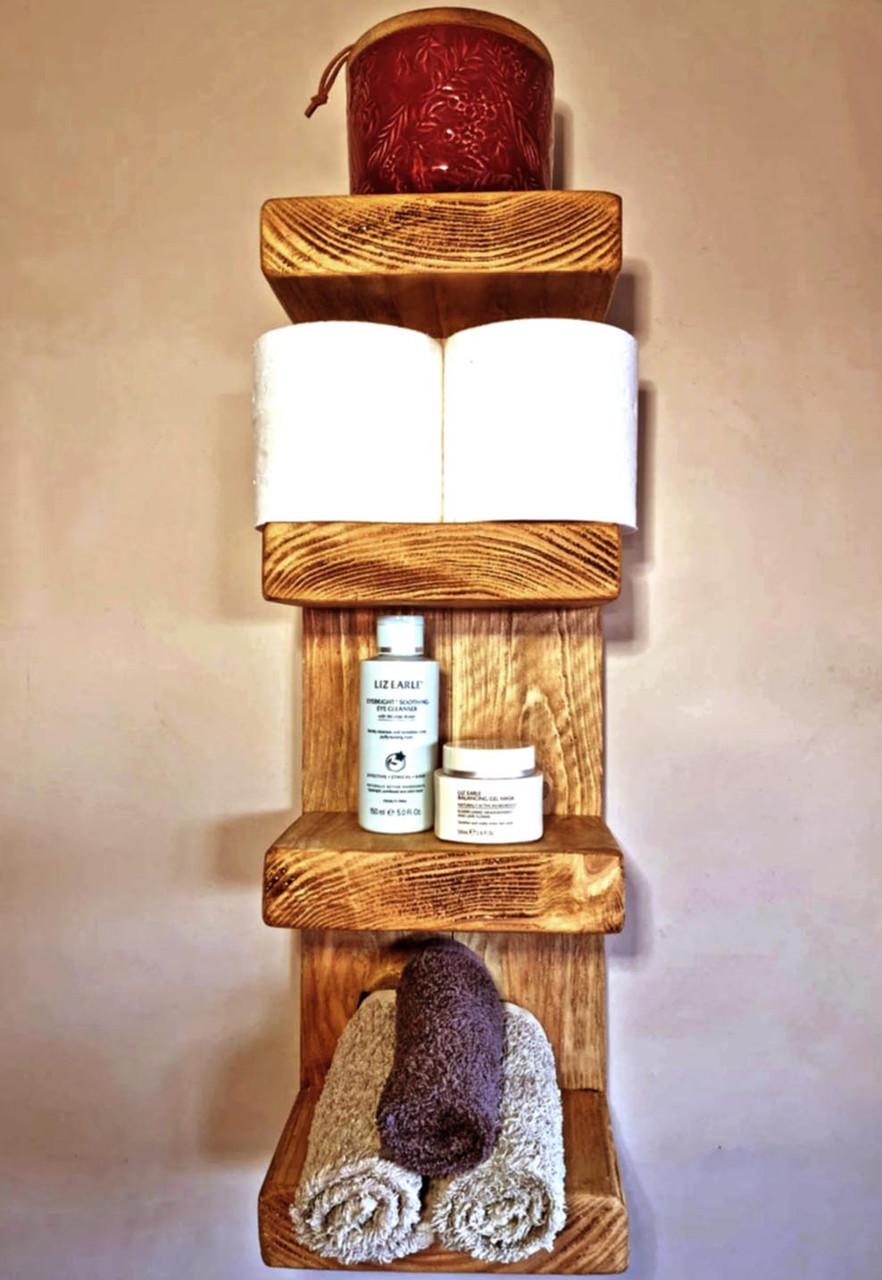 Полка для ванной из дерева Цилови Сиена (ВНП/006505)