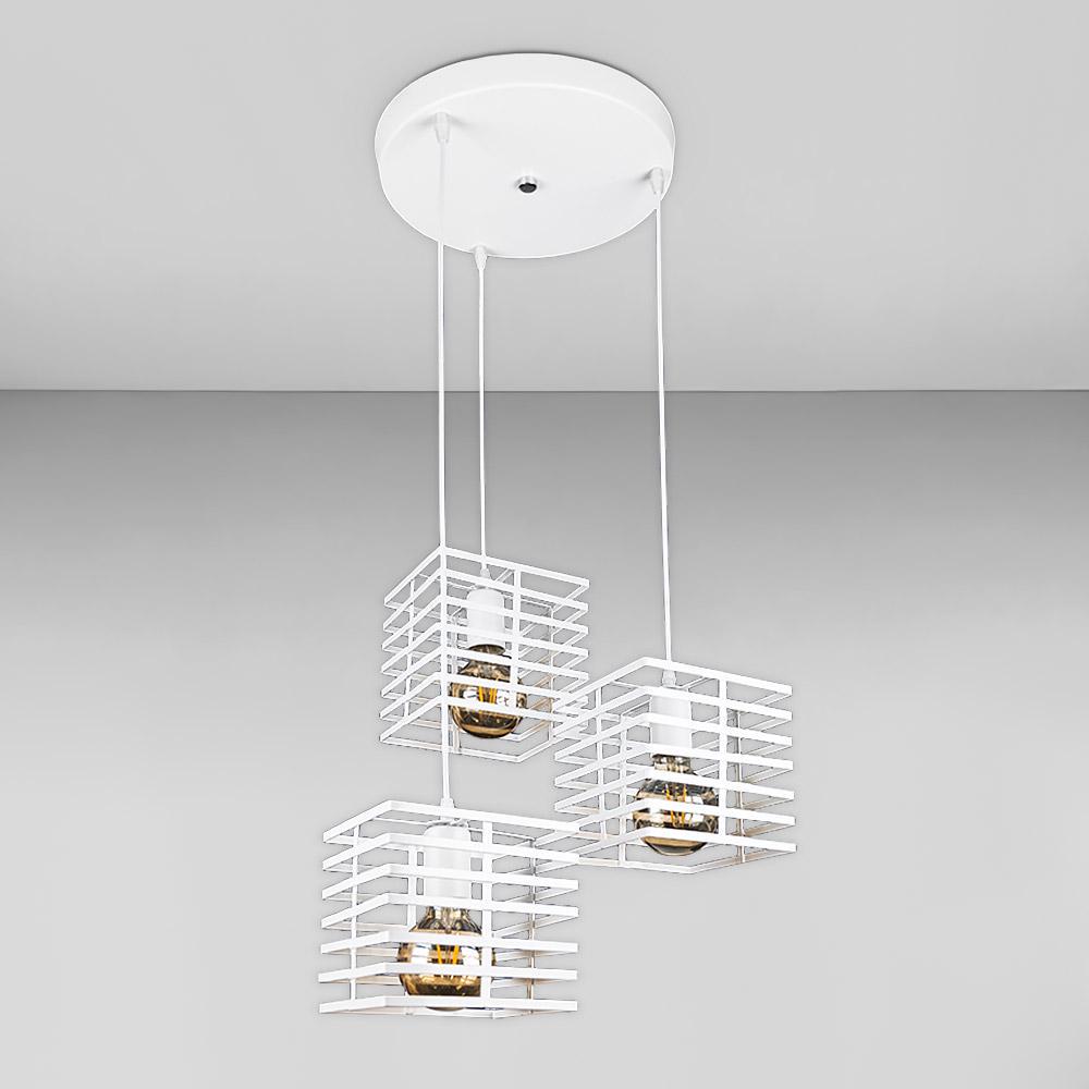 Люстра подвесная лофт Light House LS-18590F-3 WH 300 Белый