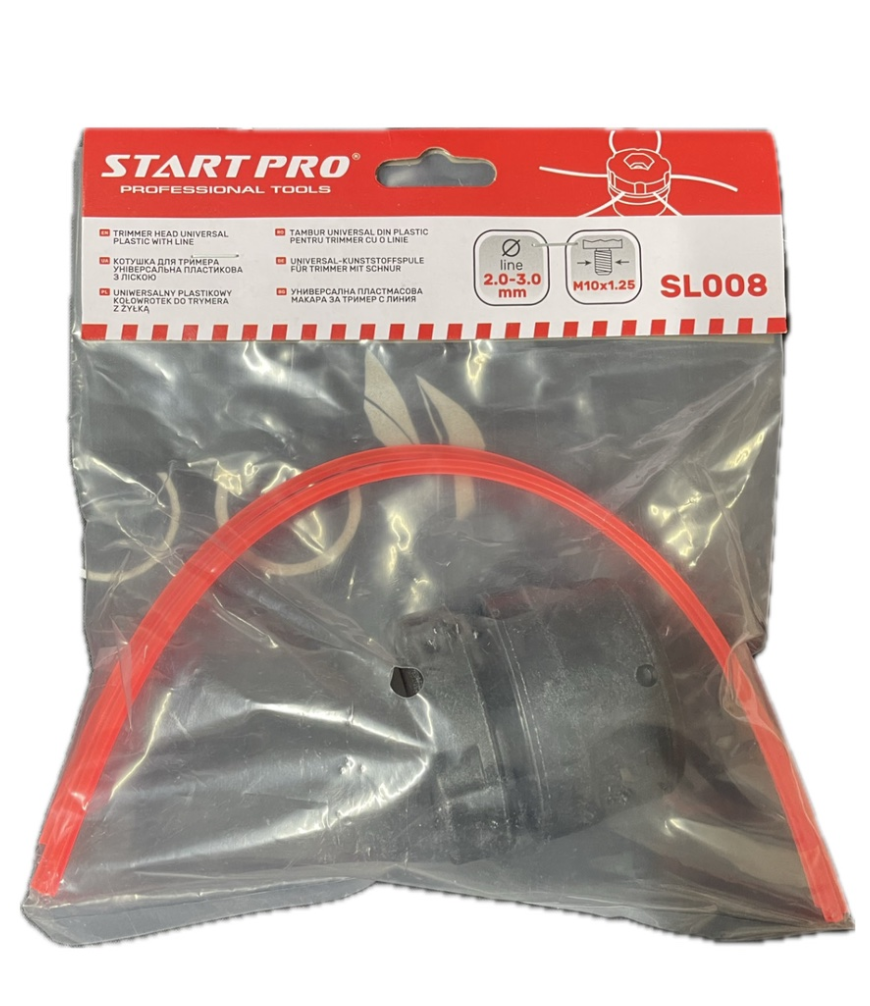 Катушка для триммера SL008 Start Pro универсальная пластиковая с леской - фото 7 Катушка для триммера SL008 Start Pro универсальная пластиковая с леской - фото 7