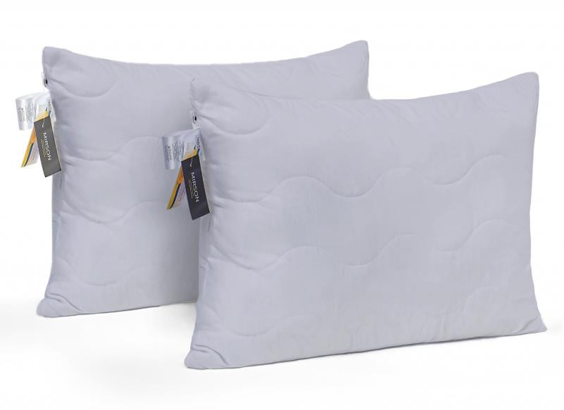 Набор подушек MirSon Memory effekt №9029 Eco Light антиаллергенные средние 50х70 см 2 шт. Gray (2200005993118)