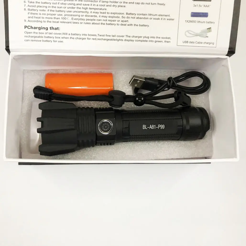 Ліхтарик ручний BL-A81-P99 (25880167) - фото 10 Ліхтарик ручний BL-A81-P99 (25880167) - фото 10