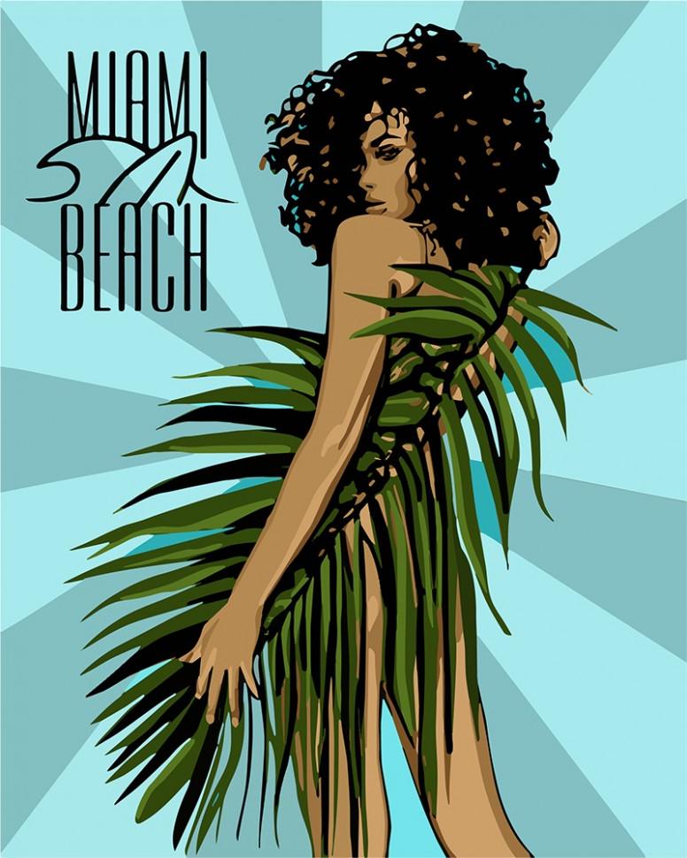 Картина по номерам Ідейка Miami Beach 40х50 см (KHO4699)