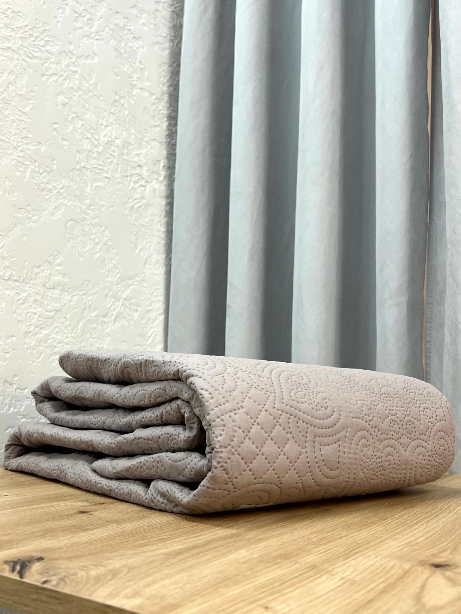 Покрывало стеганное 230х250 см Romance Beige (100371776) - фото 2 Покрывало стеганное 230х250 см Romance Beige (100371776) - фото 2