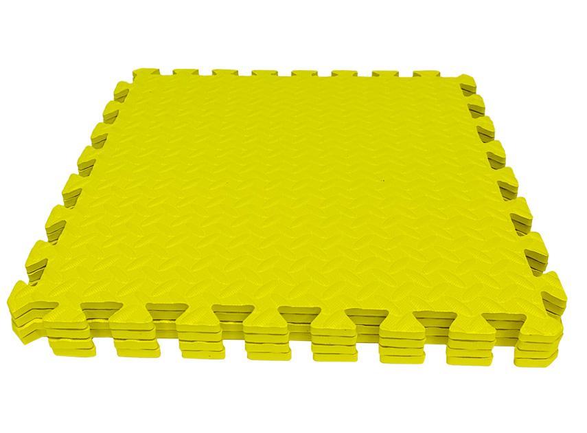 Пол мягкий-пазл EVA 500х500х10 мм Желтый (1994532944) - фото 3