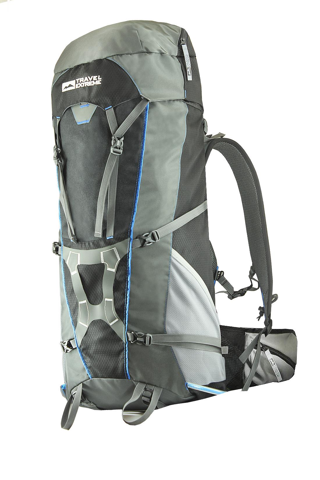 Рюкзак TravelExtreme SPUR 42 л Black/Blue (ТE-А042black+Blue)