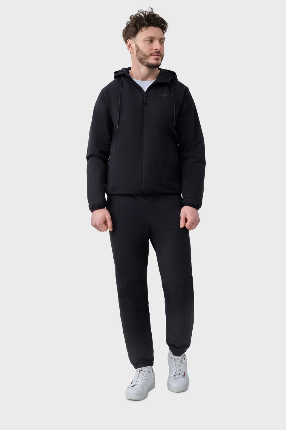 Спортивний костюм AVECS на сітці L Чорний (50597/1-L)