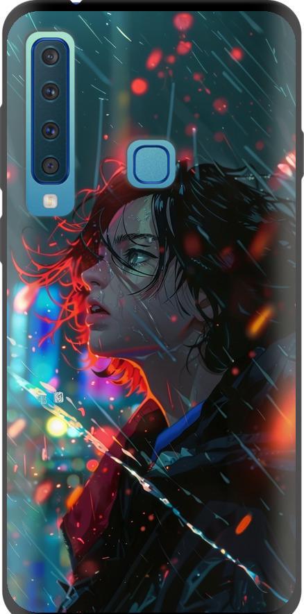 Чехол на Samsung Galaxy A9 (2018) Ночные огни (6096b-1503-42517)