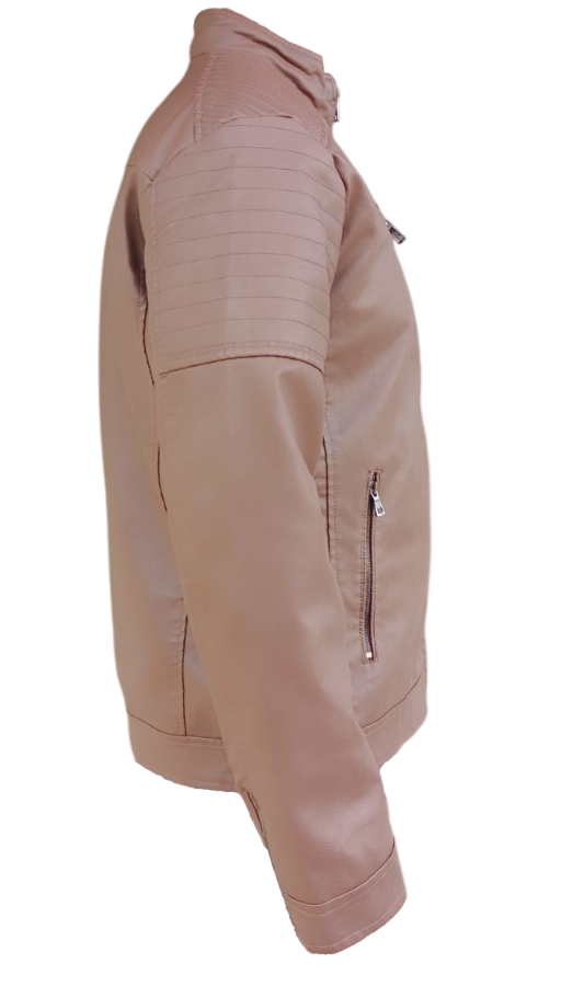 Куртка чоловіча демісезонна штучна шкіра XL Коричневий (4007) - фото 3 Куртка чоловіча демісезонна штучна шкіра XL Коричневий (4007) - фото 3