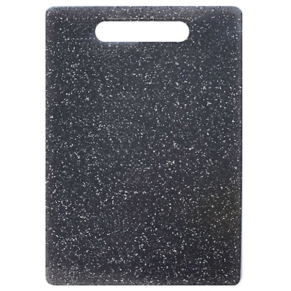 Доска разделочная пластик Мрамор Stenson 20х30х0,8 см Черный (N01726)