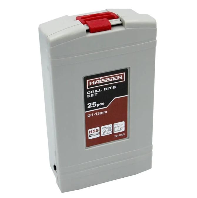 Набір свердел по металу Haisser 2018905 HSS-1-13х0.5 мм 25 шт. (2018905) - фото 3