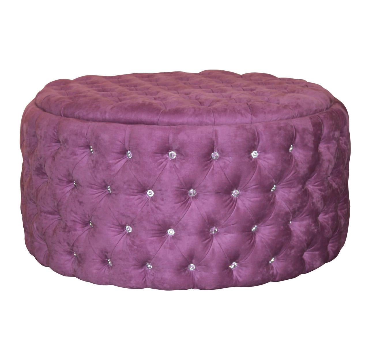 Пуф MeBelle Amster+ велюр 100x100x50 см Фиолетовый (0177) Пуф MeBelle Amster+ велюр 100x100x50 см Фиолетовый (0177)