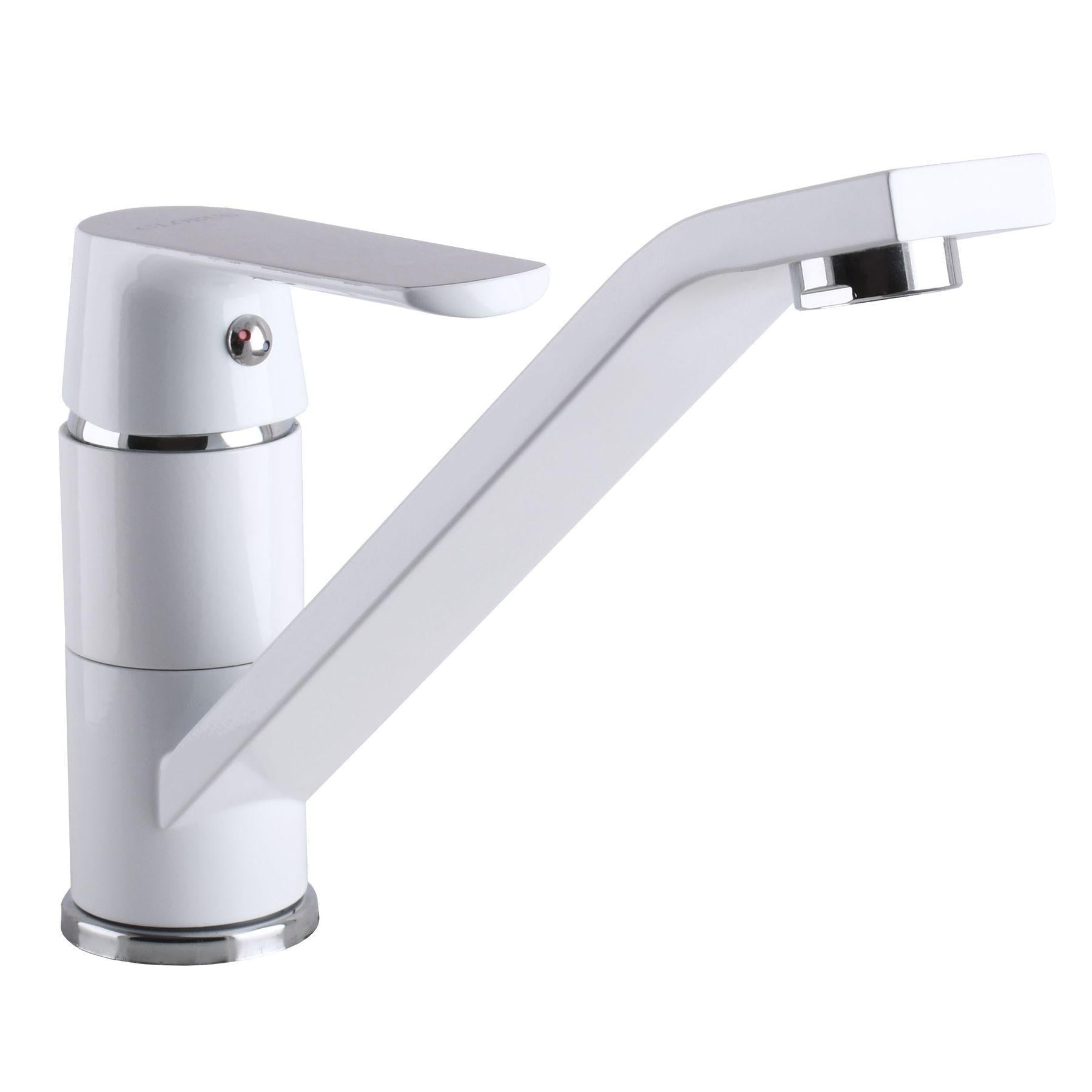 Змішувач для кухні Globus Lux Laguna GLA-0203Q-7 White Змішувач для кухні Globus Lux Laguna GLA-0203Q-7 White
