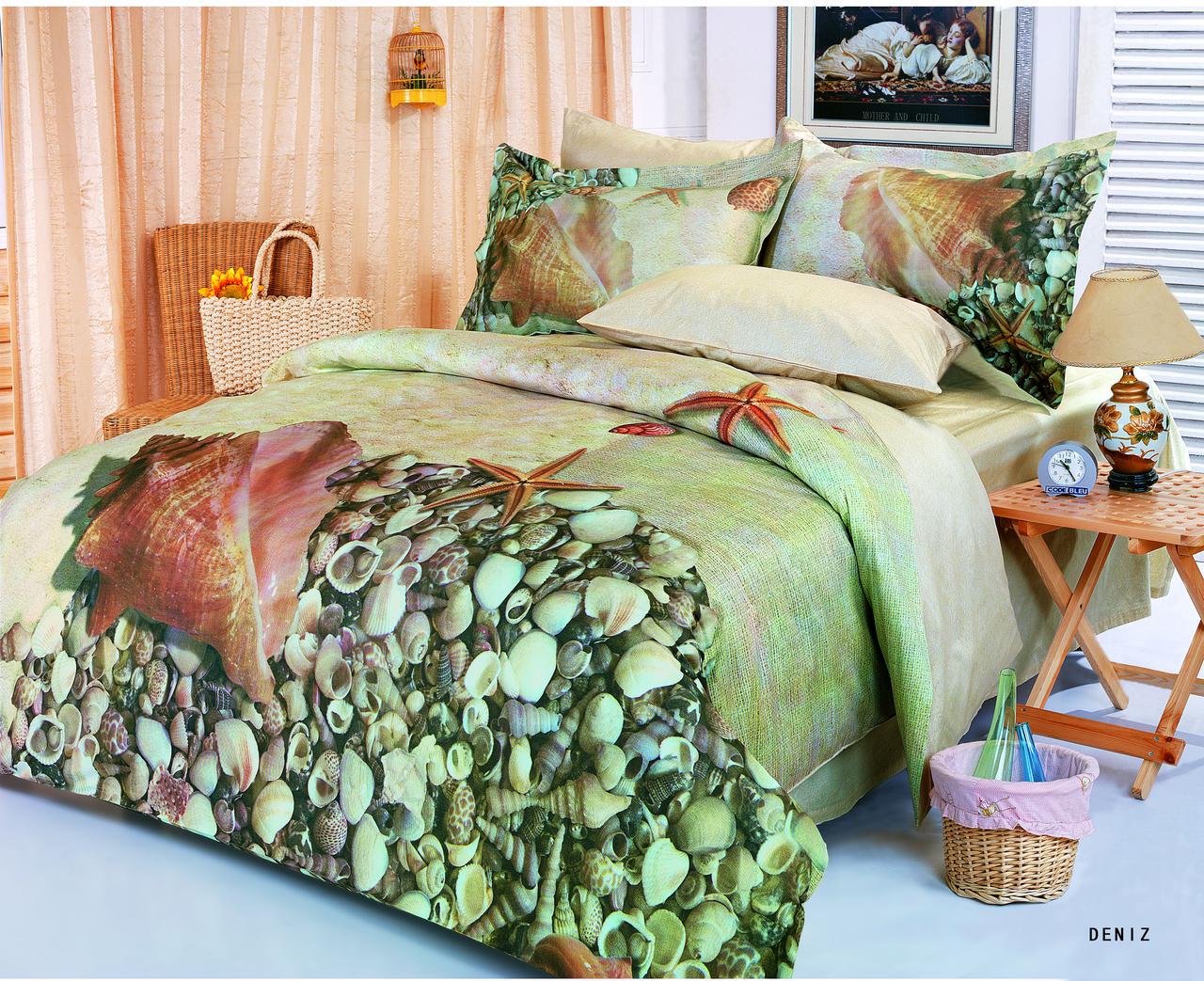 Комплект постільної білизни Le Vele Deniz сімейний 160х220 см (lv-053) - фото 2