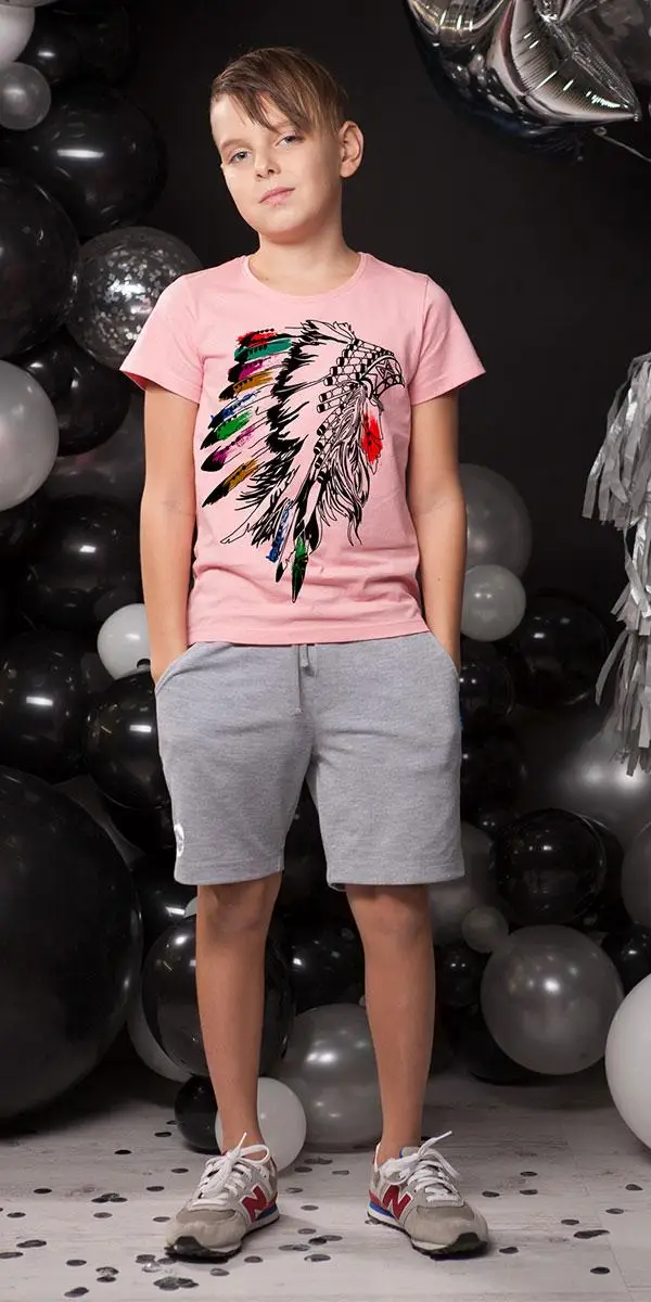 Футболка для мальчика Гринго 122 см Розовый (А0001575)