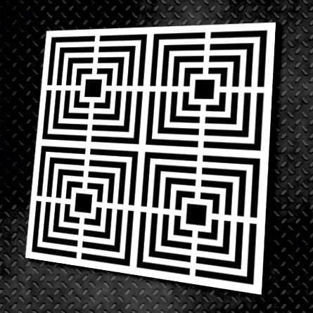 Трафарет многоразовый DFA Геометрия 26 для штукатурки и краски (G00026)