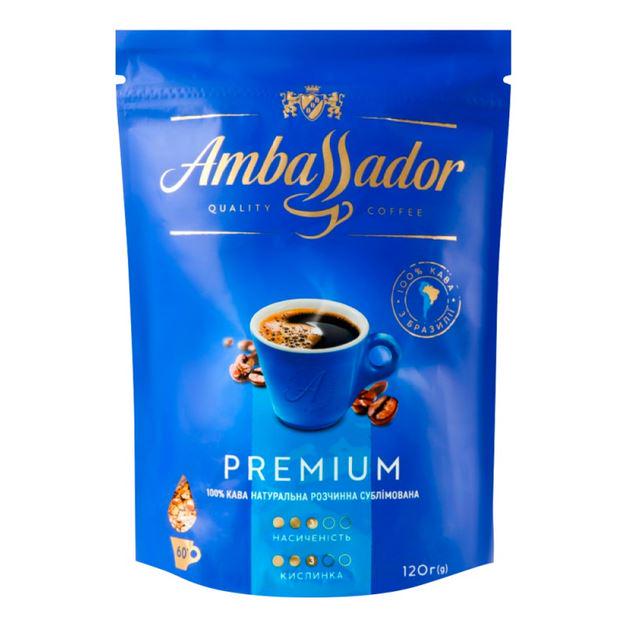 Кофе растворимый Ambassador Premium пакет 120 г