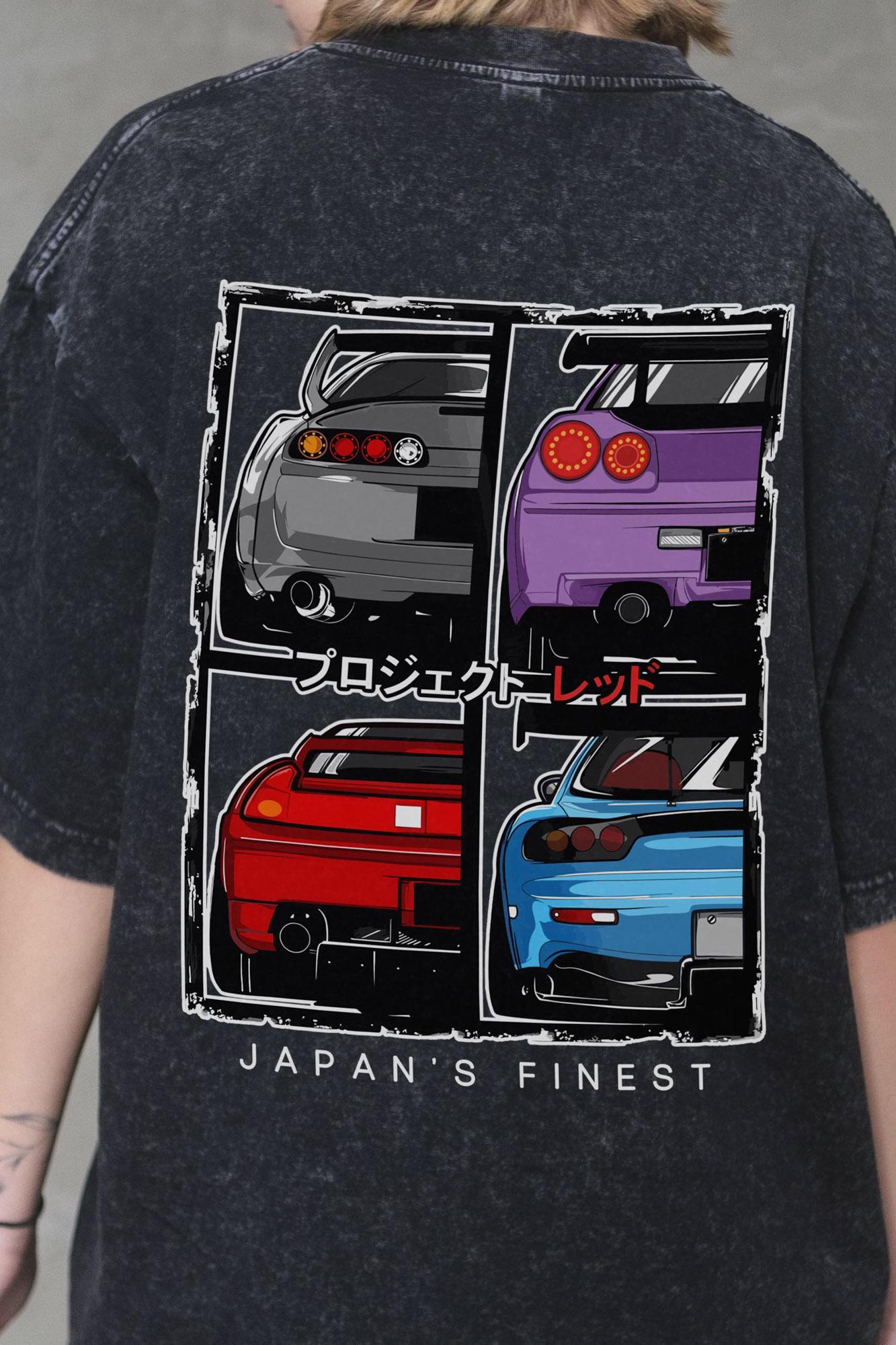 Футболка виварена Without Washed Оверсайз з принтом Cars L/XL Black (L/XL 8056132 8056133) - фото 6