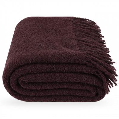 Плед букле 140х200 см Каштановий - фото 1